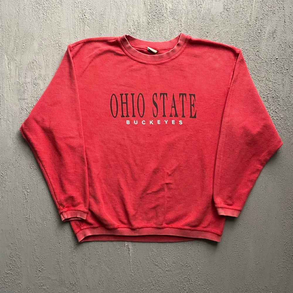 Vintage Ohio State Buckeyes Sweatshirt Mens XL Red 90s The Lyne